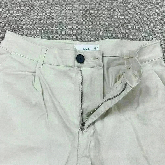 Mango Ecru Straight Leg Pant - Picture 4 of 7